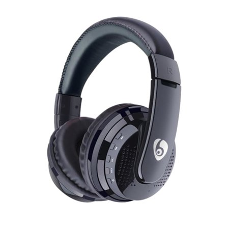 Trådlösa Bluetooth-hörlurar med huvudband, mikrofon för spel, universella mobiltelefoner, Bluetooth-hörlurar, långvariga och smärtfria (svart)