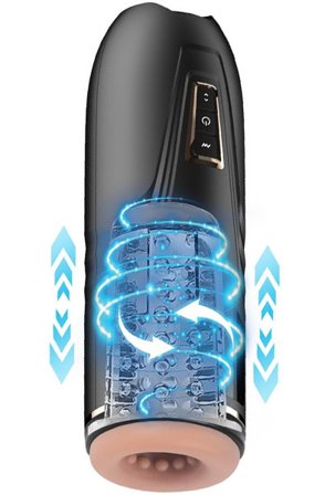 Telescopic & Rotation Function Masturbator - Woome.pl