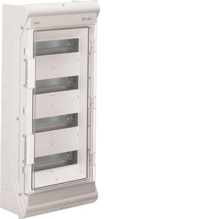 Hager VE412PN Kapsling utomhus, IP65 4 x 12 moduler, Elfördelning & strömförsörjning