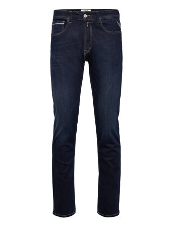 Grover Trousers Straight 99 Denim Navy Replay
