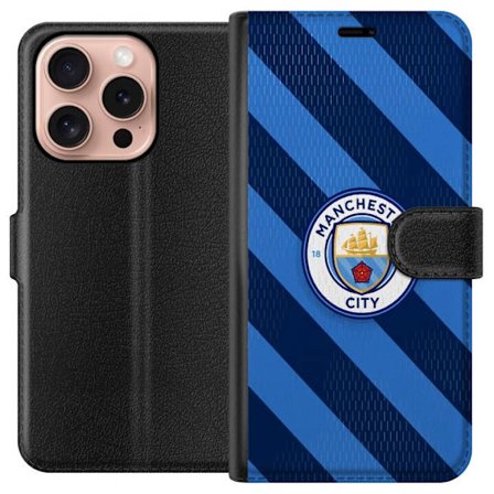 Kompatibelt Plånboksfodral till Apple iPhone 16 Pro Blue Ship Emblem