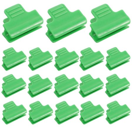 50 stk. 11 mm drivhus plast snap klemme for rør drivhus raddeksler ly Bannerramme (Grønn)