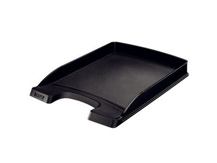 LEITZ Brevkorg Plus Slim A4 svart - Lyreco - Kontorsmaterial - Till skrivbordet - Brevkorgar