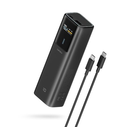 Cuktech Powerbank 10000 mAh 150W USB-C USB-A - Svart