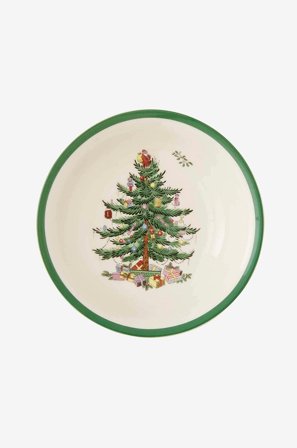 Spode - Morgenmadsskål Christmas Tree Ø 15 cm - Hvid - Skåle - Fra Homeroom