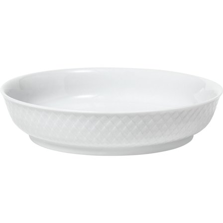 Lyngby porcelæn Rhombe desserttallerken, hvid, 16 cm | KitchenOne