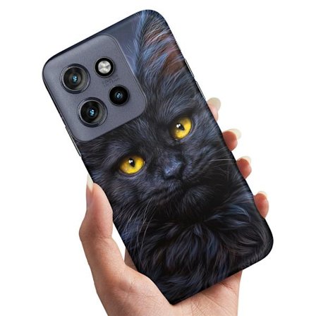 Motorola Edge 50 Neo - Skal/Mobilskal Svart Katt