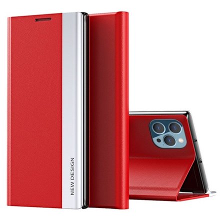 iPhone 16 Pro Max Fodral med stativ - Röd