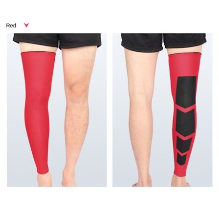 1stk Compression Leg Sleeve Sports Sleeve RØD XL XL
