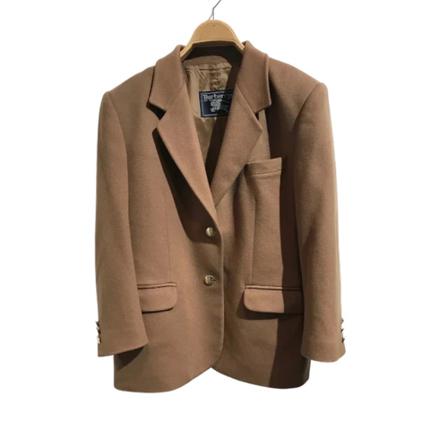 Burberry Vintage Pre-owned Uld overtj Brun, Dame Vintage Overdele