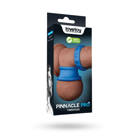 Pinnacle Pro Twin Flex Stretcher Double Penis Ring