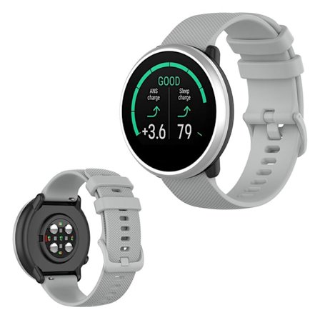 Polar Ignite / Garmin Vivomove 3 klockarmband i silikon - Grå