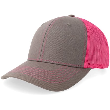 Equip - Cinza trucker Boné - Charcoal/Hot Pink Trucker @ Hatstore
