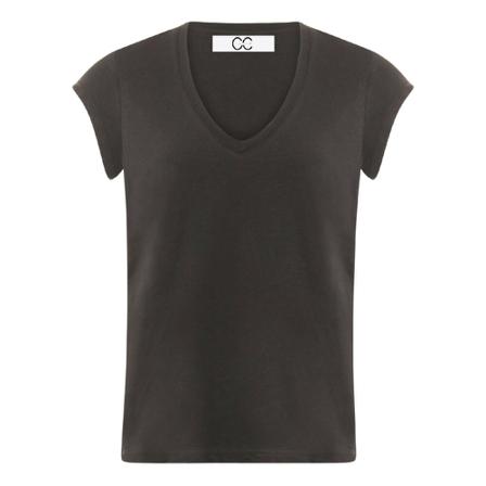 Coster Copenhagen, T-Shirt Zwart, Dames, Maat:S