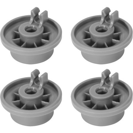 Lämplig för Bosch Siemens Neff 165314 Diskmaskinstillbehör hjul 4 stycken