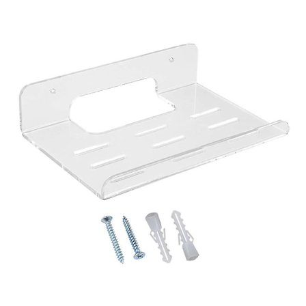 Akryl Router Vægbeslag Nem At Installere Flydende Router Dvd Afspiller Stativ Stativ Router Hylde Til