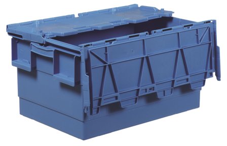 Schoeller Allibert ARCA Integra 1311 Transportkasse blå 600x400x300 mm, Garasjeinnredning & oppbevaring