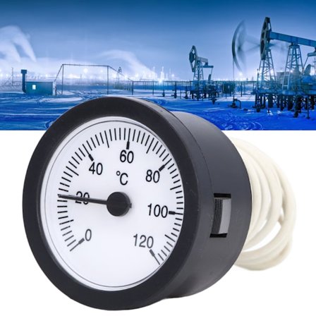 Urtavla termometer 0-120°C mätintervall koppar sensor tydlig temperaturskala 52mm/2.0in termometer för vätska