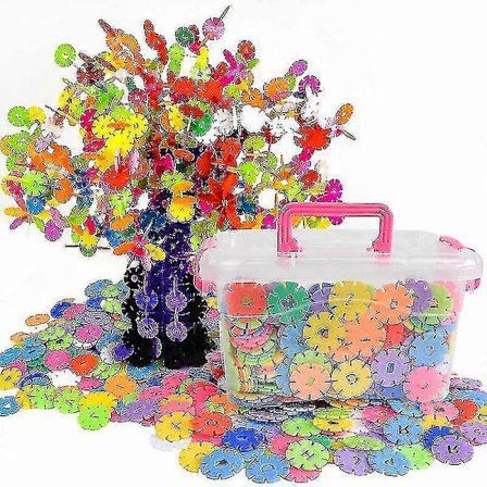 600 Tidig Utbildning Flerfärgade Snöflingor T