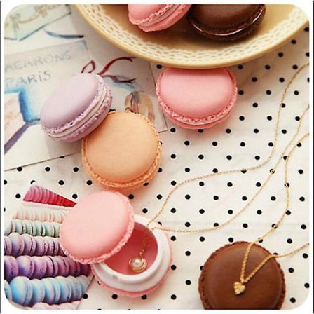 WABJTAM30Pcs Söpö Macaron Mini Säilytyskotelo Korurasia Kotelo Säiliö Korvakorut Matkalla Järjestäjä (Monivärinen)