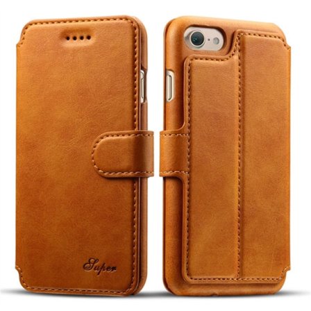 Klassiskt Plånboksfodral i Retrodesign (Läder) iPhone 6/6S Plus