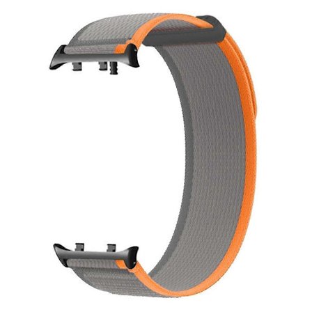 Huawei Watch D2:een nyloninen kellon ranneke, säädettävä vaihto ranneke - Sinertävän harmaa LGL Multicolo