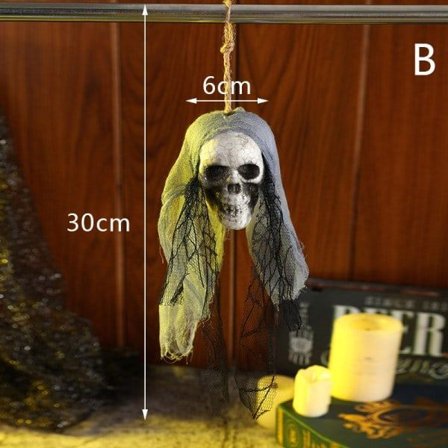 Halloween Dekoration Spöken Skalle Spökhus Bar KTV Skräck B ONESIZE B B ONESIZE—max