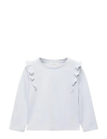 Mango | Frills Cotton T-Shirt | 4-5