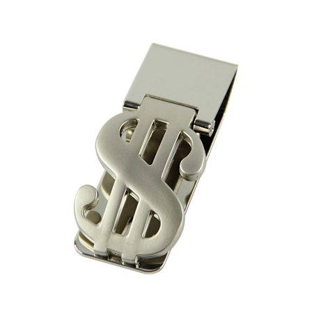 Smal Money Clip Rostfritt stål Kontanträkningar Kreditkortshållare New Dollar Design
