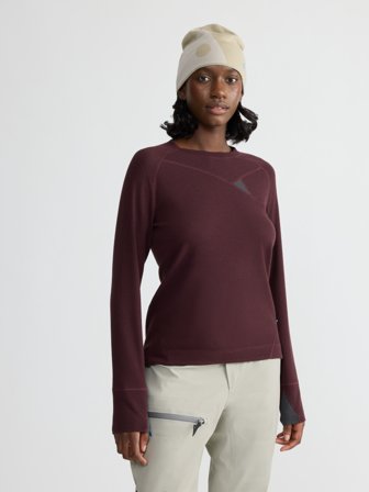Klättermusen - Huge Crew Women's - Amaranth Red - L