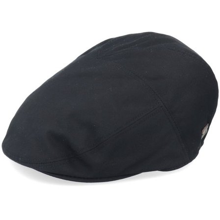 Bailey - Svart flatcap Keps - Graham Black Flat Cap @ Hatstore