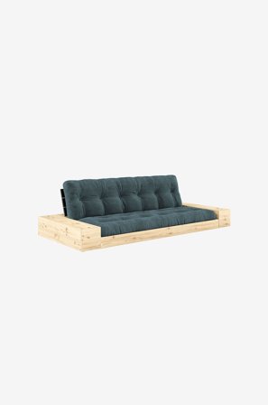 Karup Design - Base Sovesofa m. 2 sidebokse Tre-personers - Blå - Sovesofaer - Fra Homeroom