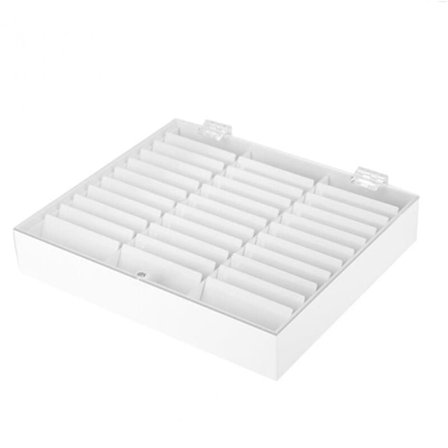 Neglelakk Manikyr Oppbevaringsboks 33 Rutenett Bærbar Justerbar Beholder Akryl Organizer Negleverktøy