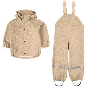 Kuling Sand Leo San Marino Recycled Rain Set 134/140 cm - Clothing sets - 134/140 cm - Beige
