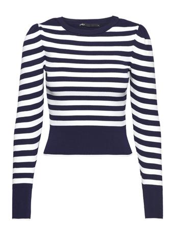 Onlsally L/S Puff Pullover Knt Pulllover Navy ONLY