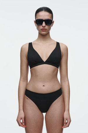 COS Damen Klassische Bikinihose - Schwarz