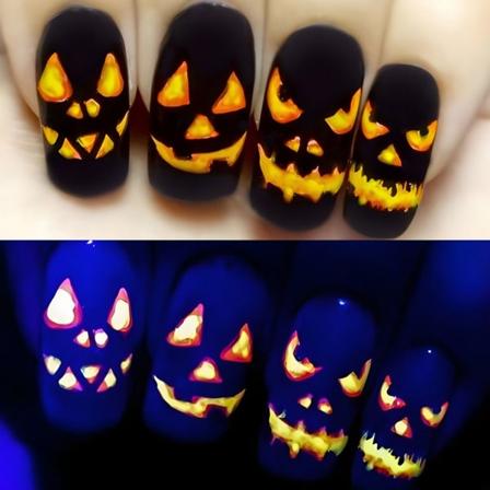Halloween Fake Nails Ballerina tekokynnet 4 4 4