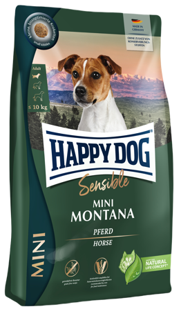 Happy Dog - Supreme Sensi Mini Montana GrainFree Horse & Potato 4kg - Hund - Hundefôr & hundemat - Tørrfôr for hund - ZOO.no