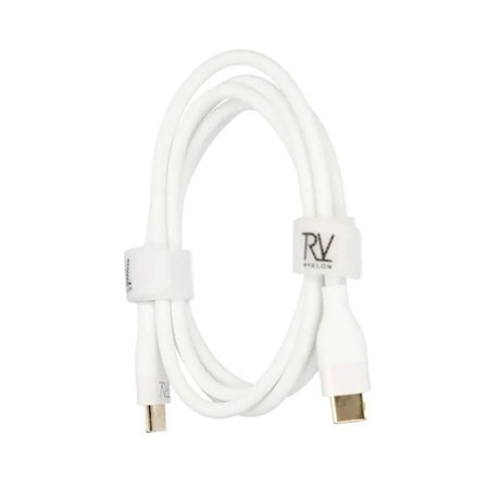Rvelon Laddkabel USB C till USB C Silikon 60W - 1M Vit