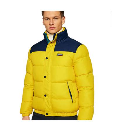 Tommy Jeans, Jacket Dm 0Dm 09379 Zh 3 Geel, Heren, Maat:L