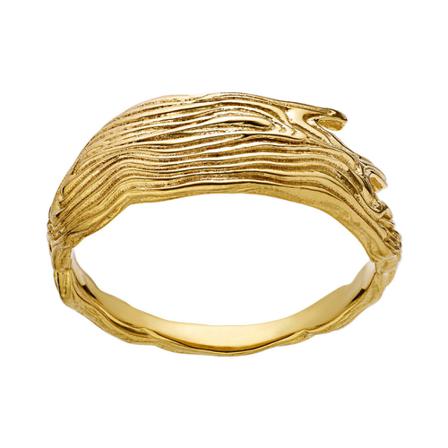 Maanesten Rings Gul, Dame Ringe, Størrelse: 47 MM