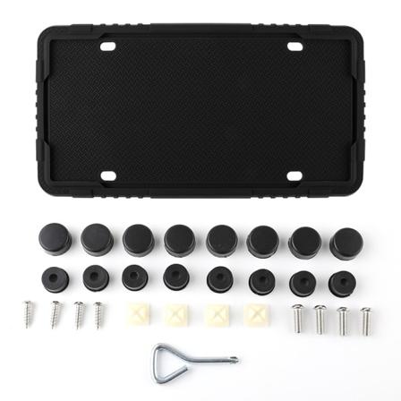 Nummerpladerammer, 2 stk. Bilnummerpladecover, Universal U