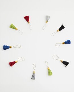 Stickmarkörer med tofsar - 10 st