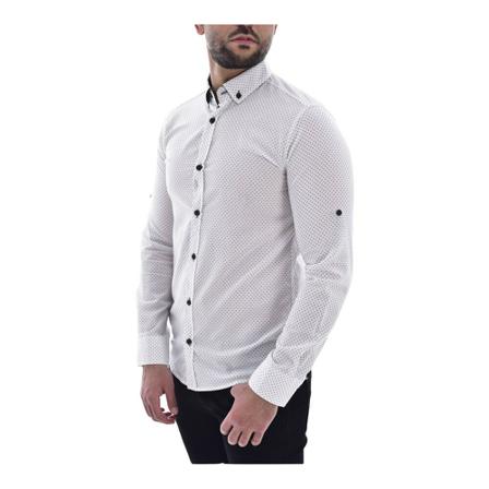 Goldenim paris, Chemise Biały, Mężczyzna, Rozmiar: S