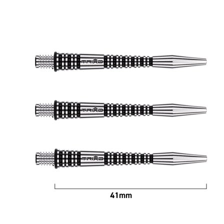 Triad RX Aluminium Shafts | Winmau Black / Intermediate