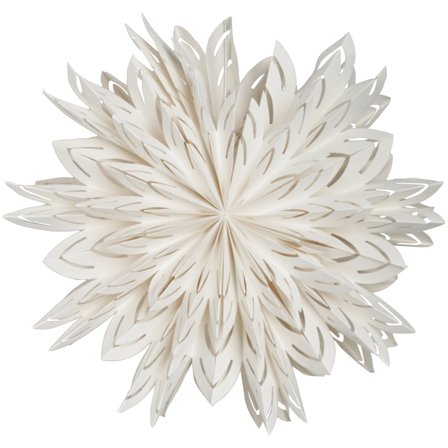 Watt&veke Siv julestjerne, 60 cm, hvit