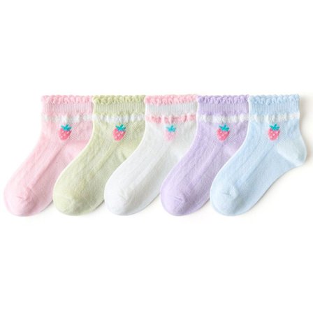 Pakke Tunna Mesh Bomuldsstrømper til Piger Drenge Småbørn L KLB