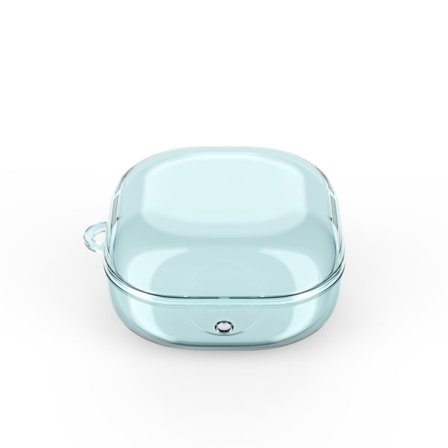 Blå Galaxy _Buds2 Pro / Samsung Galaxy _Buds 2 / Galaxy _Buds Pro / Galaxy _Buds Live Case [Anti-gulning] Klart skydd Cover skal Transpa