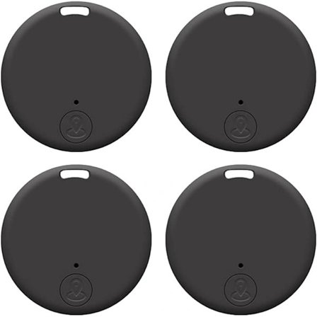 4 st GPS-spårare Smart Locator med Bluetooth, Mini trådlös spårare, nyckel,A