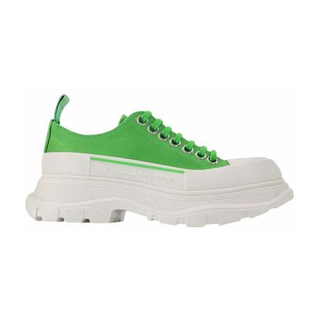 Alexander McQueen, Sneakers Groen, Dames, Maat:37 EU,rubber